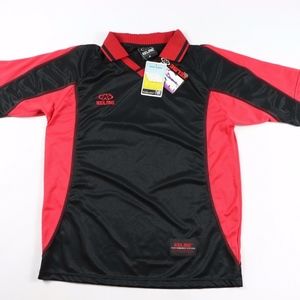 Vintage New Kelme Futbol Soccer Jersey Black Red M